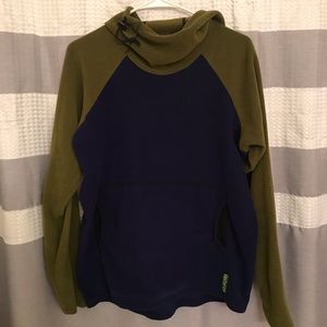 MELANZANA micro grid fleece